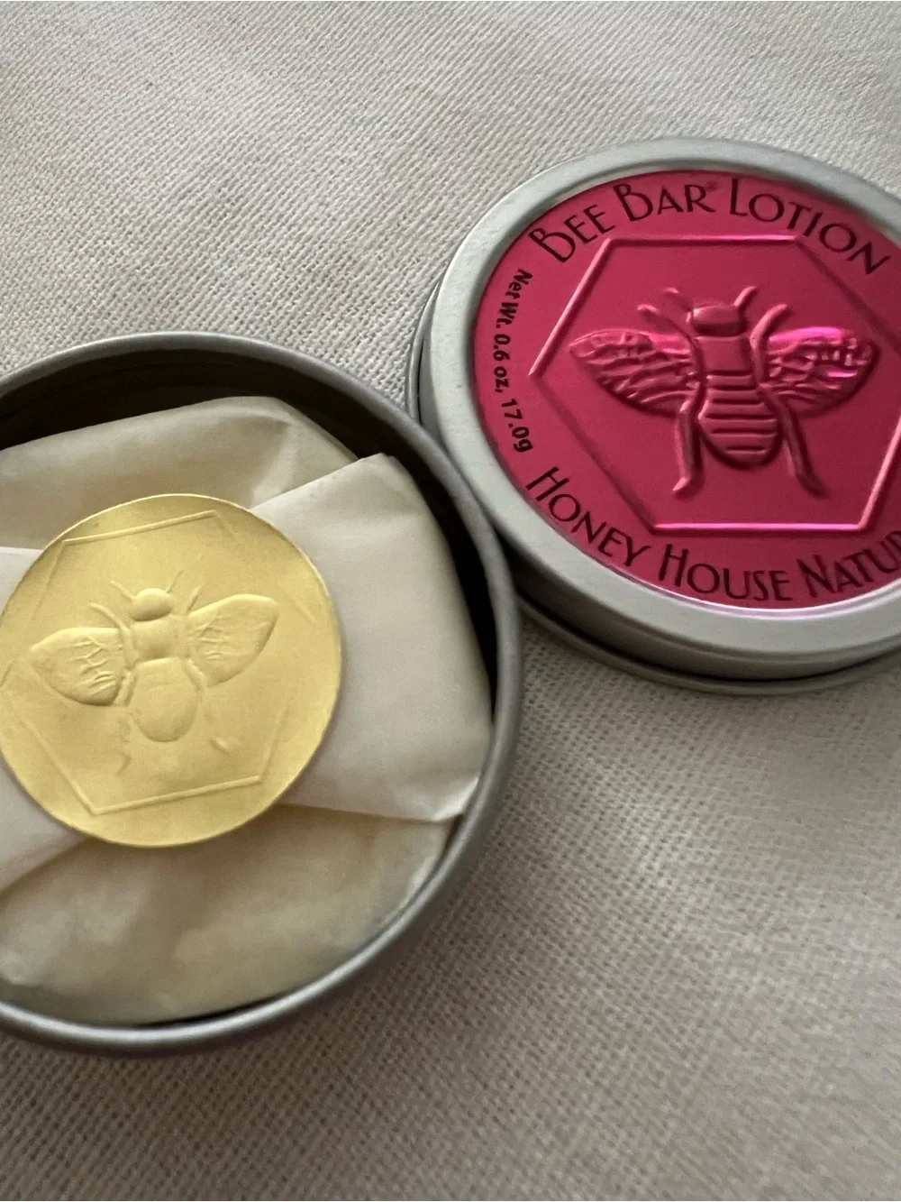 Honey House Naturals Small Bee Bar Lotion, Sweet Honey, 0.6 Ounce new